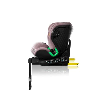 Lionelo - Autosedačka so základňou otočná HARMONY i-Size 40-150 cm ružová
