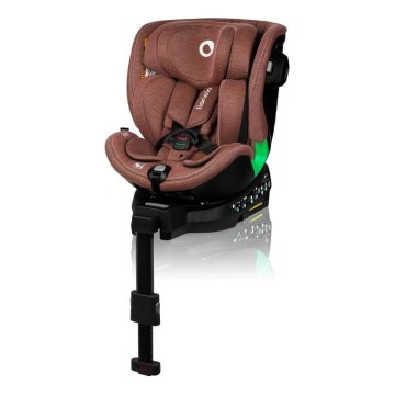 Lionelo - Autosedačka so základňou otočná HARMONY i-Size 40-150 cm tehlová