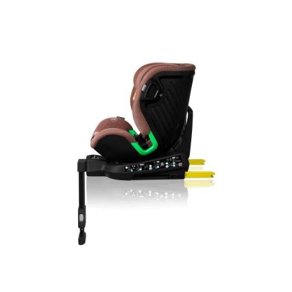 Lionelo - Autosedačka so základňou otočná HARMONY i-Size 40-150 cm tehlová