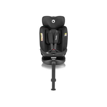 Lionelo - Autosedačka so základňou otočná NAVY i-Size 40-150 cm čierna
