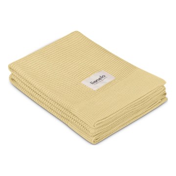Lionelo - Bambusová deka BAMBOO BLANKET 75x100 cm citrónovo žltá