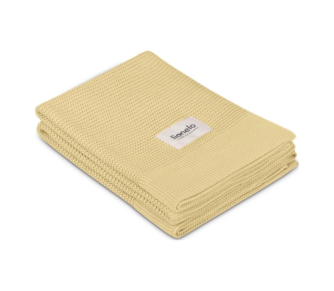 Lionelo - Bambusová deka BAMBOO BLANKET 75x100 cm citrónovo žltá 5903771707107