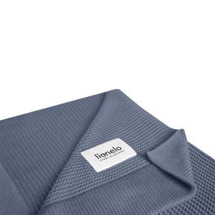 Lionelo - Bambusová deka BAMBOO BLANKET 75x100 cm modrá