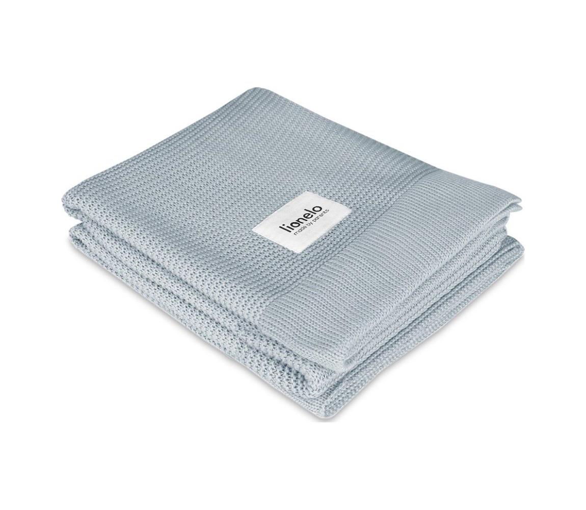 Lionelo - Bambusová deka BAMBOO BLANKET 75x100 cm Šedá 5903771702591