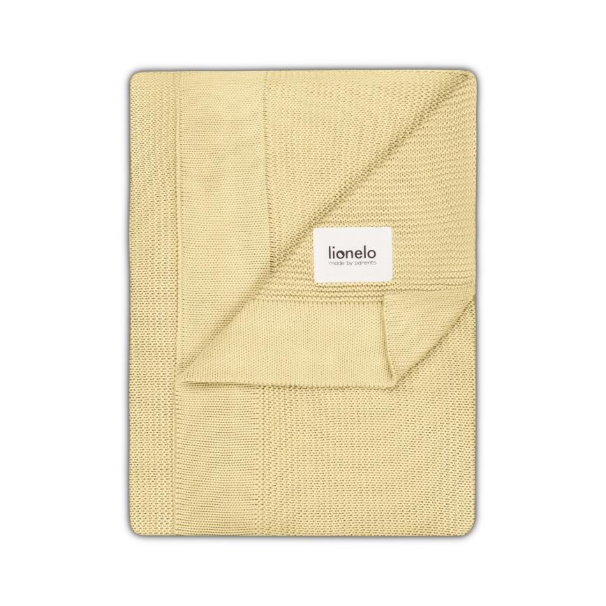 Lionelo - bambusová prikrývka Bamboo Blanket 75x100 cm Yellow Lemon