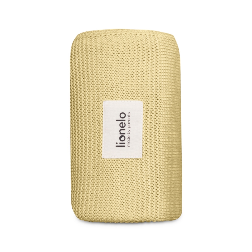 Lionelo - bambusová prikrývka Bamboo Blanket 75x100 cm Yellow Lemon