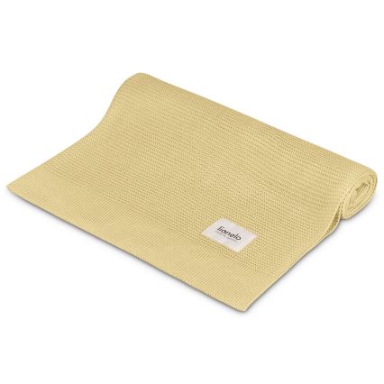 Lionelo - bambusová prikrývka Bamboo Blanket 75x100 cm Yellow Lemon