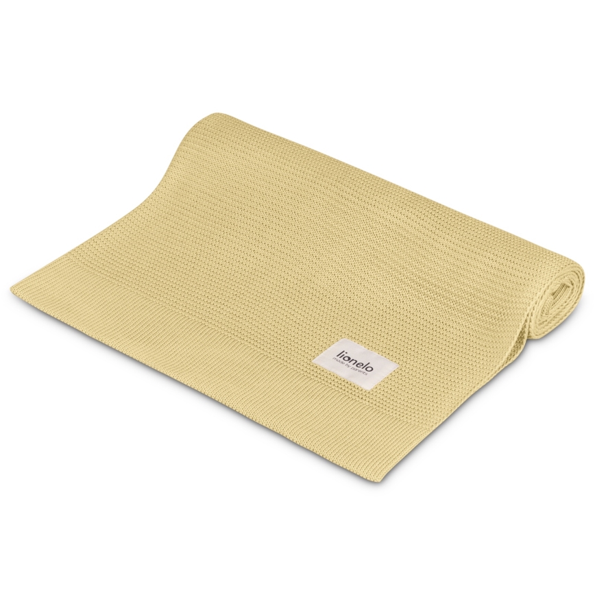 Lionelo - bambusová prikrývka Bamboo Blanket 75x100 cm Yellow Lemon
