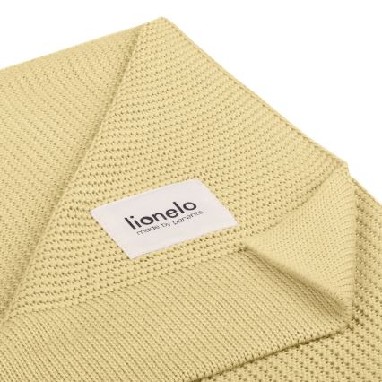 Lionelo - bambusová prikrývka Bamboo Blanket 75x100 cm Yellow Lemon
