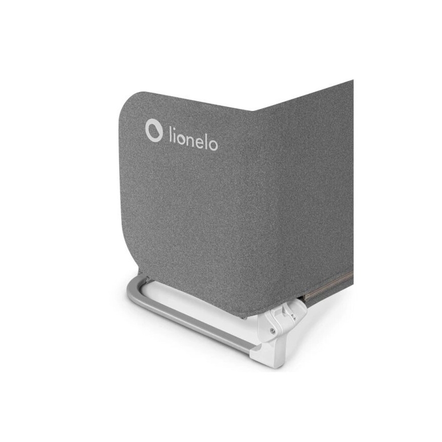 Lionelo - Bezpečnostná zábrana k posteli LORA tmavošedá