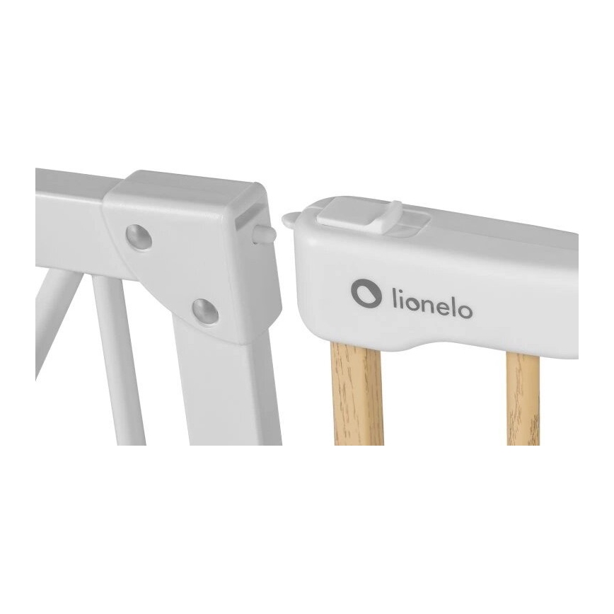 Lionelo - Bezpečnostná zábrana TRUUS SLIM biela/béžová