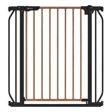 Lionelo - Bezpečnostná zábrana TRUUS SLIM čierna/hnedá