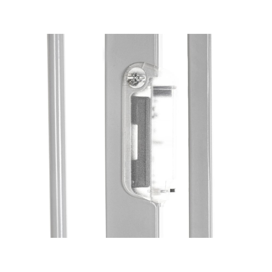 Lionelo - Bezpečnostná zábrana TRUUS SLIM LED 1xAAA šedá