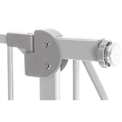 Lionelo - Bezpečnostná zábrana TRUUS SLIM LED 1xAAA šedá