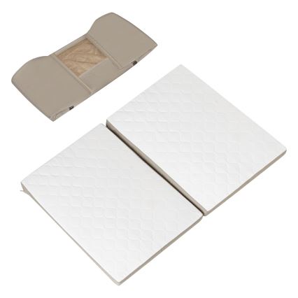 Lionelo - cestovná postieľka 3 v 1 ALICE, béžová/olivová