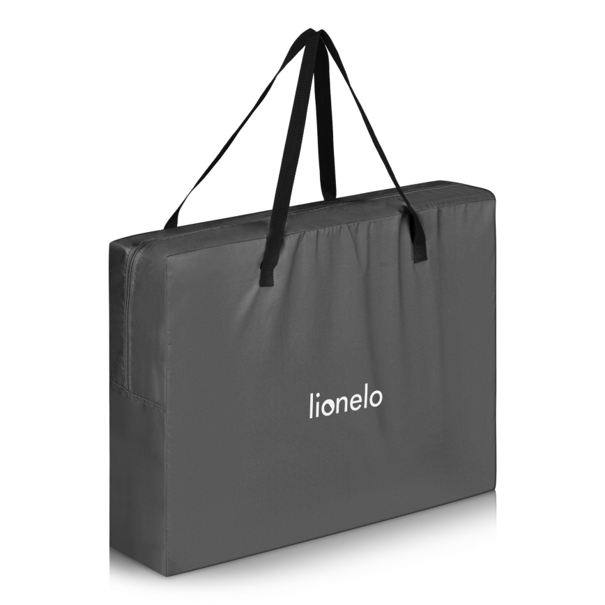 Lionelo - Cestovná postieľka 3v1 ALICE sivá