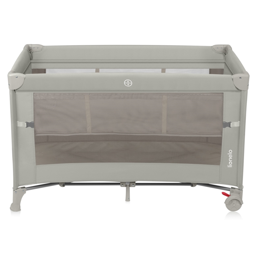 Lionelo - Cestovná postieľka 3v1 ELLEN béžovo-piesková