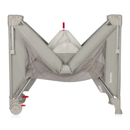 Lionelo - Cestovná postieľka 3v1 ELLEN béžovo-piesková