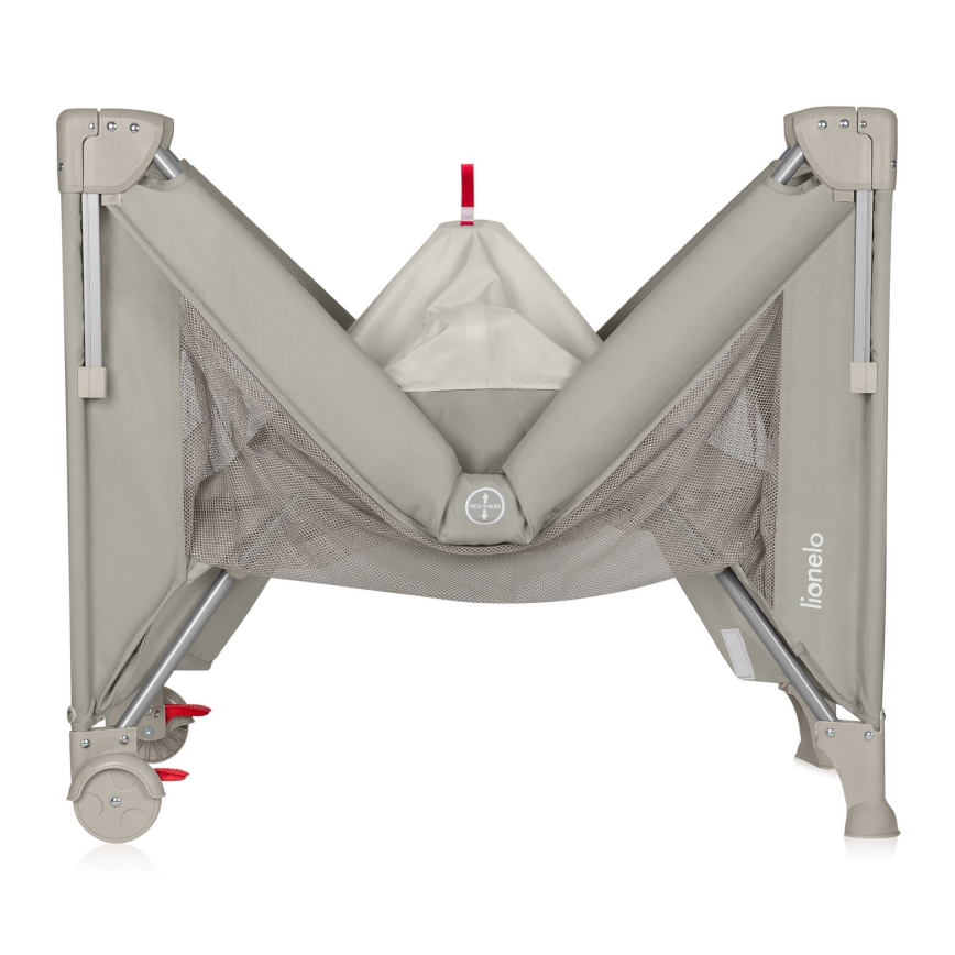 Lionelo - Cestovná postieľka 3v1 ELLEN béžovo-piesková