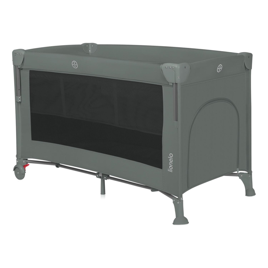 Lionelo - Cestovná postieľka 3v1 ELLEN šalviovo zelená