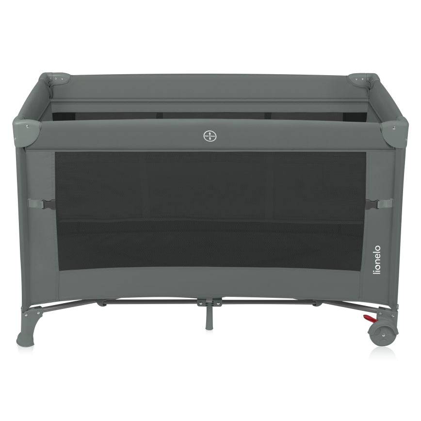 Lionelo - Cestovná postieľka 3v1 ELLEN šalviovo zelená
