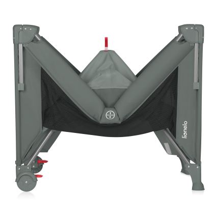 Lionelo - Cestovná postieľka 3v1 ELLEN šalviovo zelená