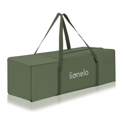Lionelo - Cestovná postieľka JASMIN EASY FOLD Olivovo zelená