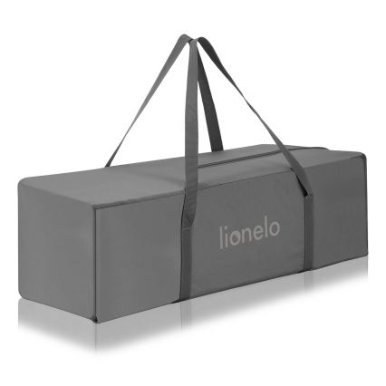 Lionelo - cestovná postieľka JASMIN EASY FOLD sivý kameň