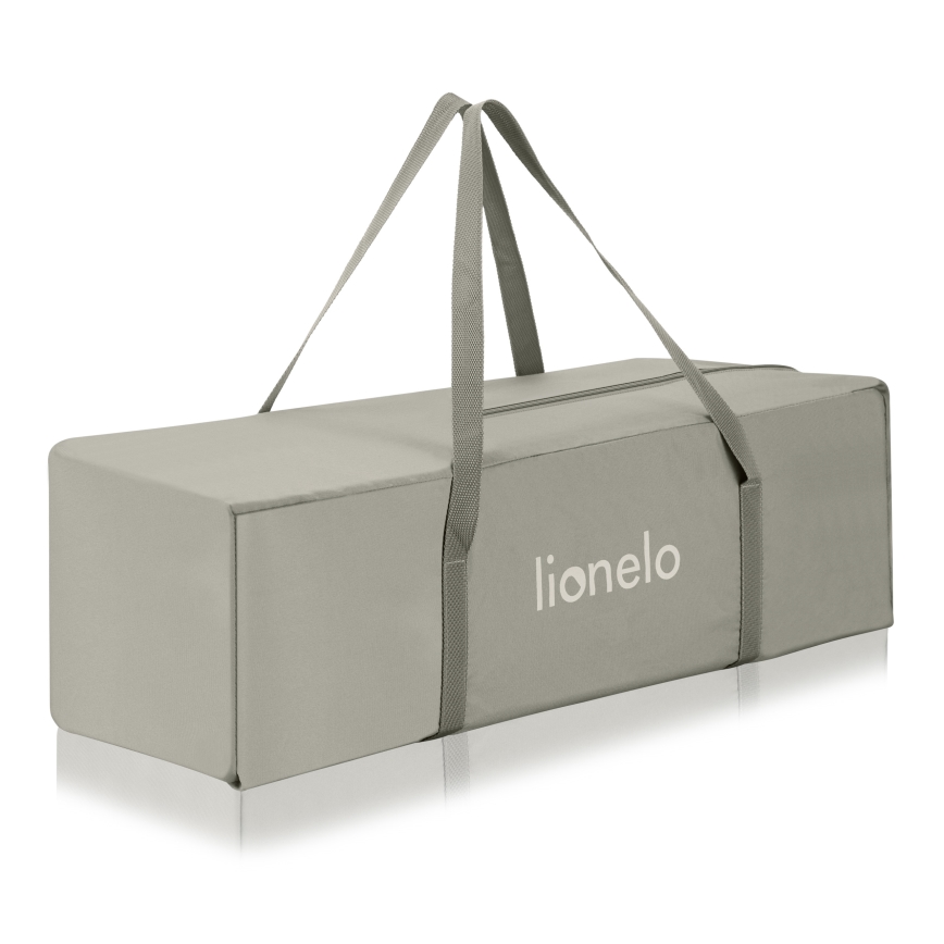 Lionelo - Cestovná postieľka LAURA Beige Sand