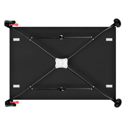 Lionelo - Cestovná postieľka LAURA Black Carbon