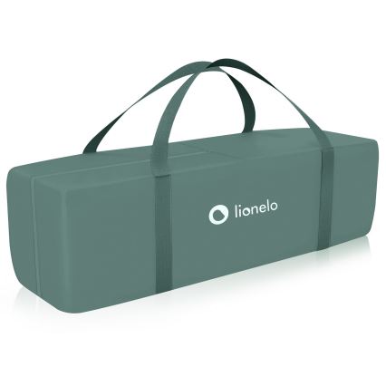 Lionelo - Cestovná postieľka STEFI PLUS Olivovo zelená