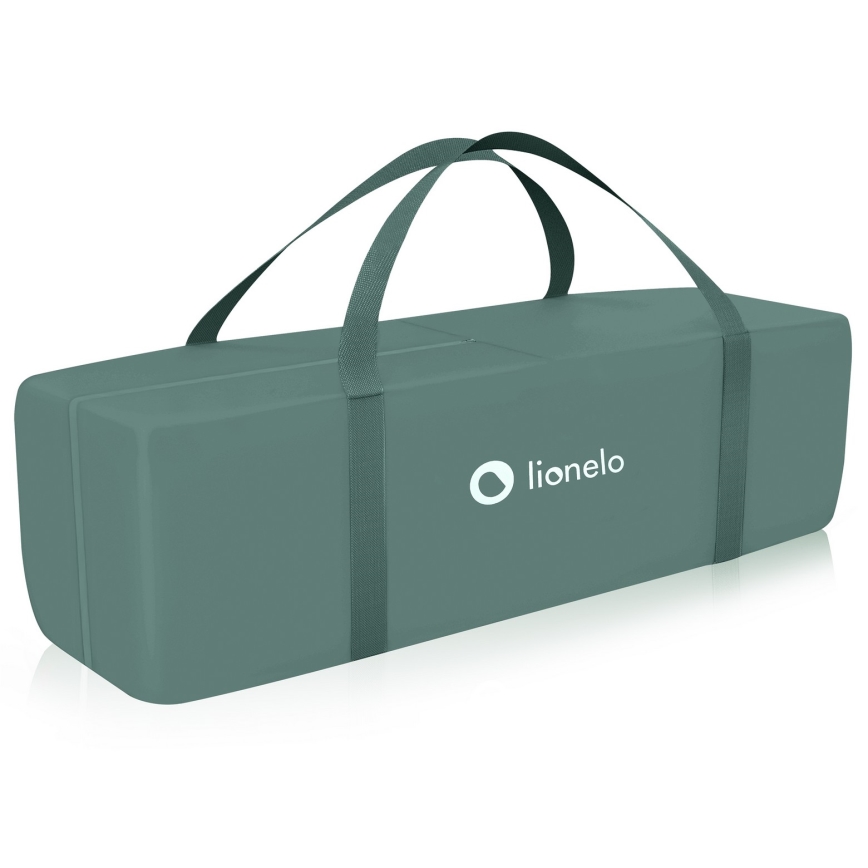 Lionelo - Cestovná postieľka STEFI PLUS Olivovo zelená