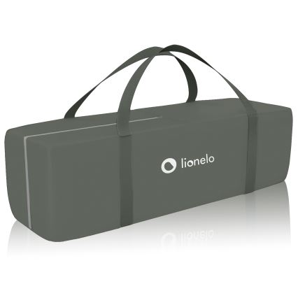 Lionelo - Cestovná postieľka SVEN PLUS béžovo-olivová