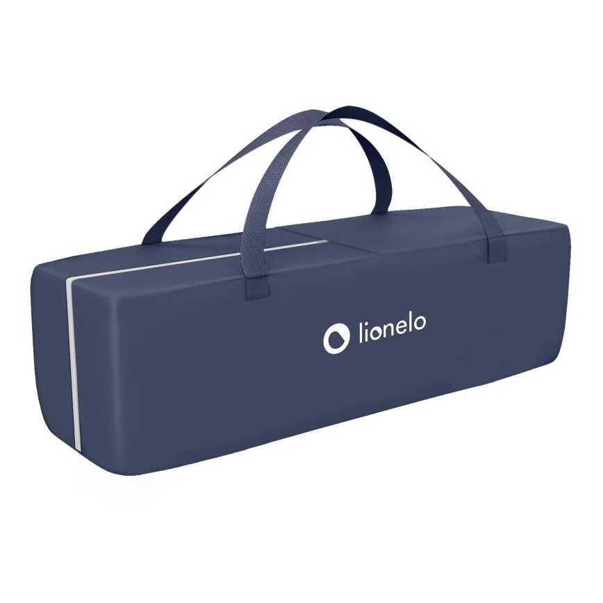 Lionelo - Cestovná postieľka SVEN PLUS modrá