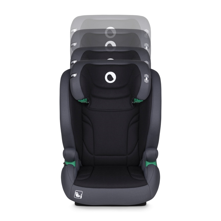 Lionelo - Detská autosedačka IGO i-Size 100-150 cm Grafitovo-sivá