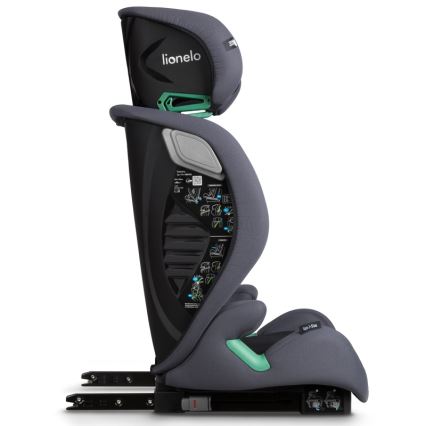 Lionelo - Detská autosedačka IGO i-Size 100-150 cm Grafitovo-sivá