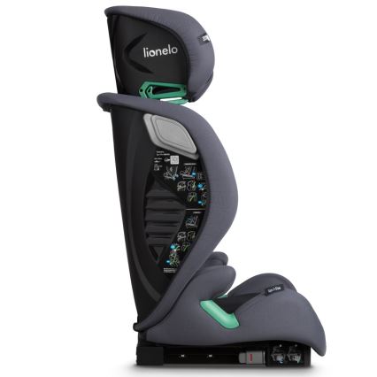 Lionelo - Detská autosedačka IGO i-Size 100-150 cm Grafitovo-sivá