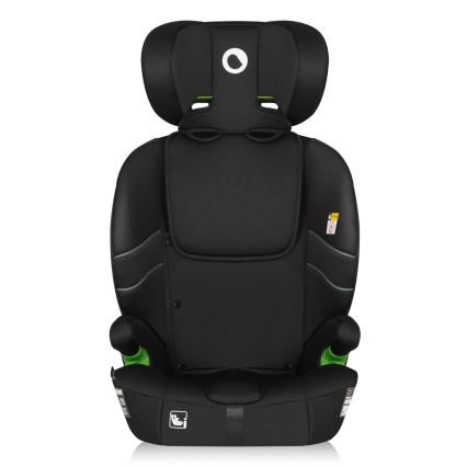 Lionelo - detská autosedačka LEVI FIX i-Size 76–150 cm, čierny karbón