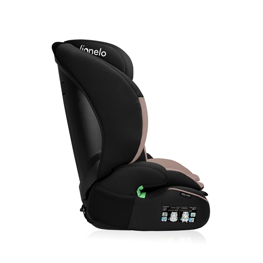 Lionelo - Detská autosedačka LEVI i-Size 76-150 cm béžová (Latte)
