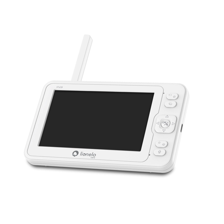 Lionelo - Detská chôvička s monitorom BABYLINE 6.2 5V 3600 mAh