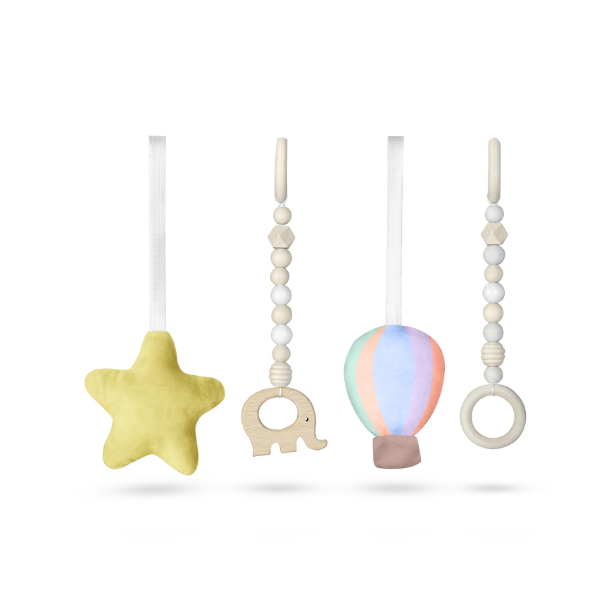 Lionelo - Detská drevená hrazdička ANIS