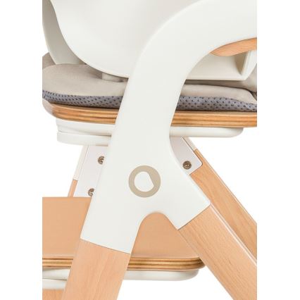 Lionelo - Detská jedálenská stolička 3 v 1 MEGAN White Wood