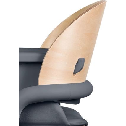 Lionelo - Detská jedálenská stolička 3v1 CELIA Grey Wood