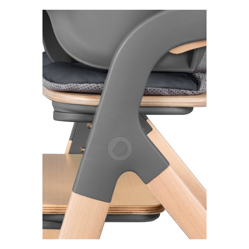 Lionelo - Detská jedálenská stolička 3v1 MEGAN Šedé drevo