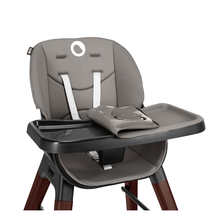 Lionelo - Detská jedálenská stolička MONA Black Onyx