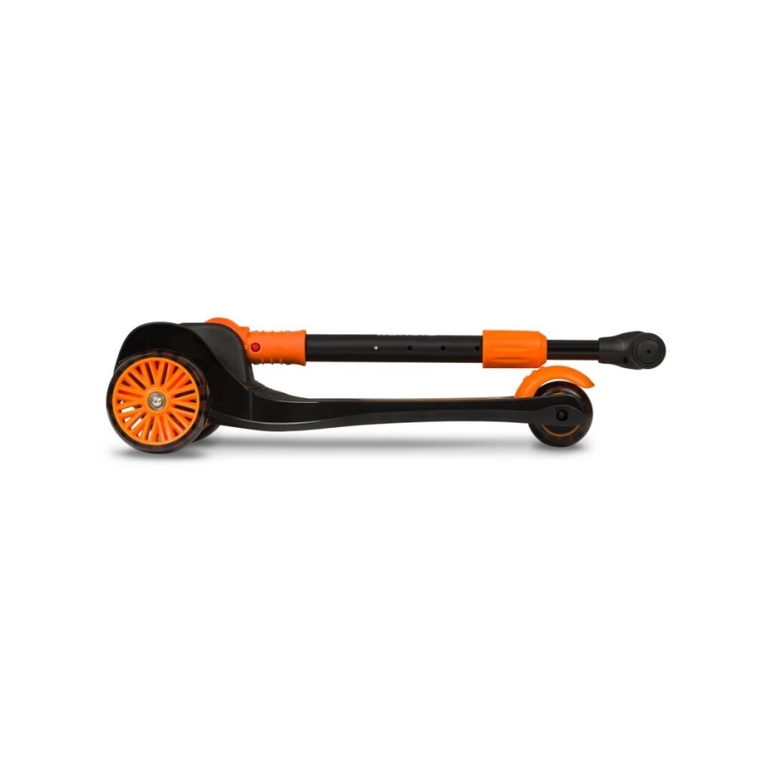 Lionelo - Detská kolobežka TIMMY 3xAA oranžová/čierna