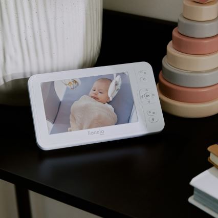 Lionelo - Detská pestúnka s monitorom BABYLINE 8.3 5V 3600 mAh