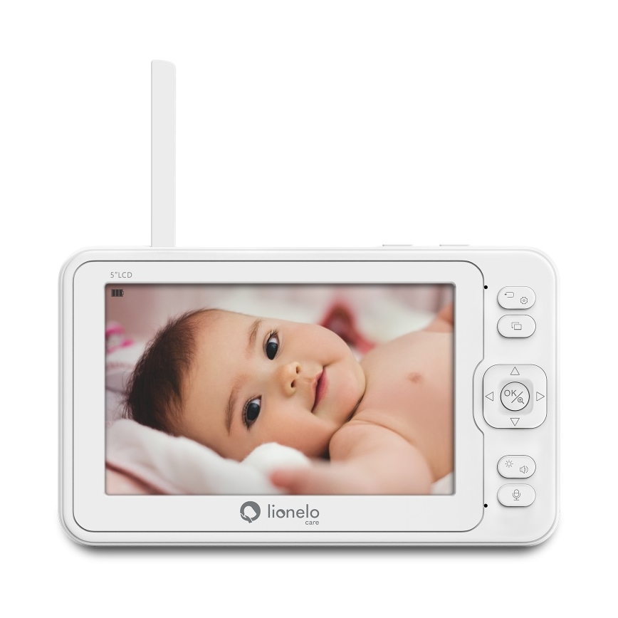 Lionelo - Detská pestúnka s monitorom BABYLINE 8.3 5V 3600 mAh