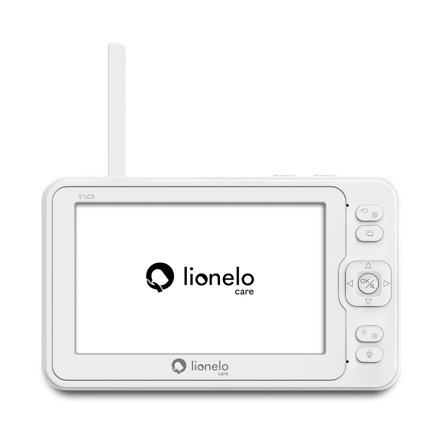 Lionelo - Detská pestúnka s monitorom BABYLINE 8.3 5V 3600 mAh