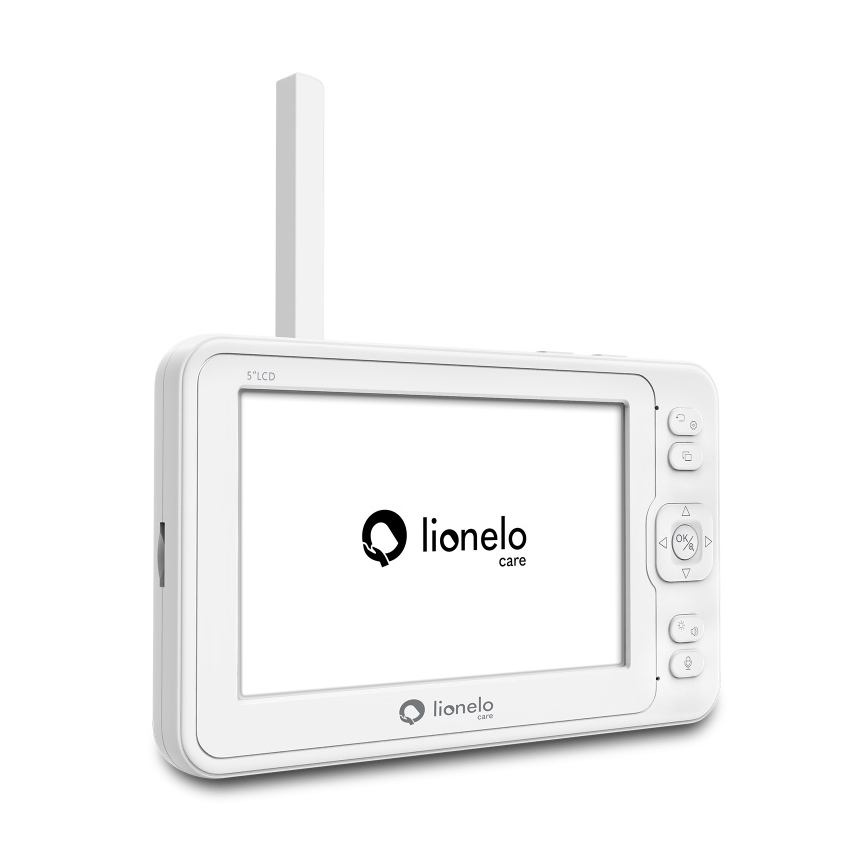 Lionelo - Detská pestúnka s monitorom BABYLINE 8.3 5V 3600 mAh